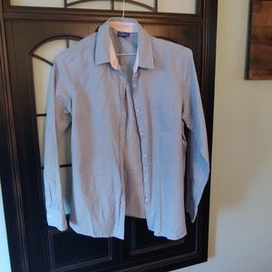 Women's Le Tigre polka-dotted button-down shirt